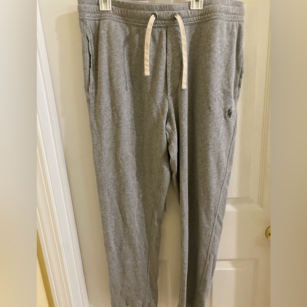 Ralph Lauren Polo Gray Lounge Pants Size Medium Comfortable style with pockets